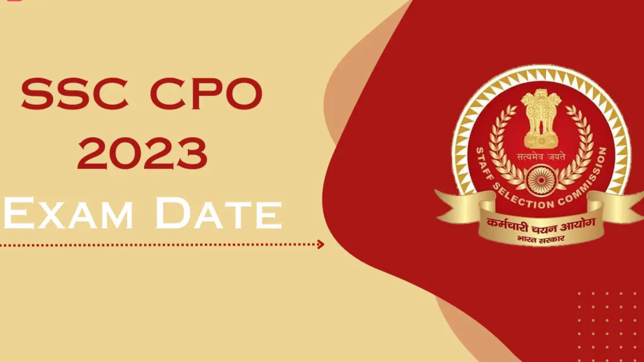 SSC CPO 2023 Paper 2 Exam Date