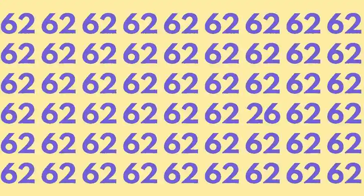 Optical Illusion: Can You Find the Number 26 in Just 5 Seconds?